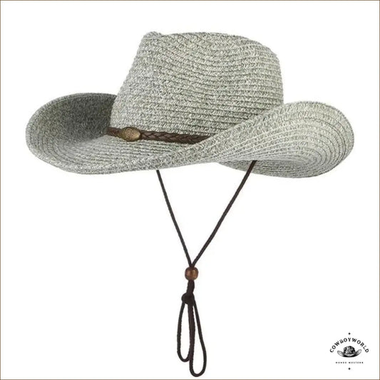 Chapeau en Paille Façon Western