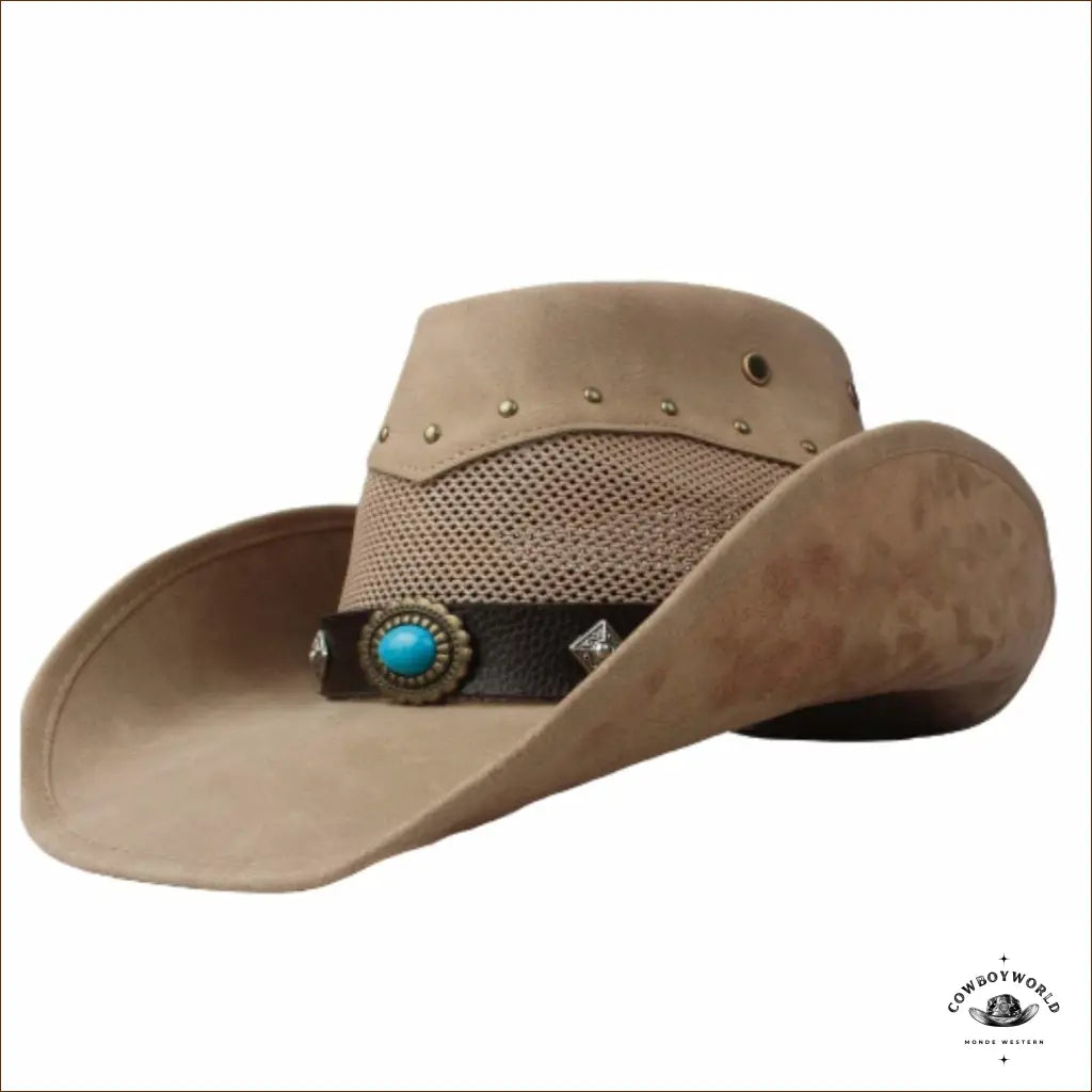 Chapeau Western Cuir Femme