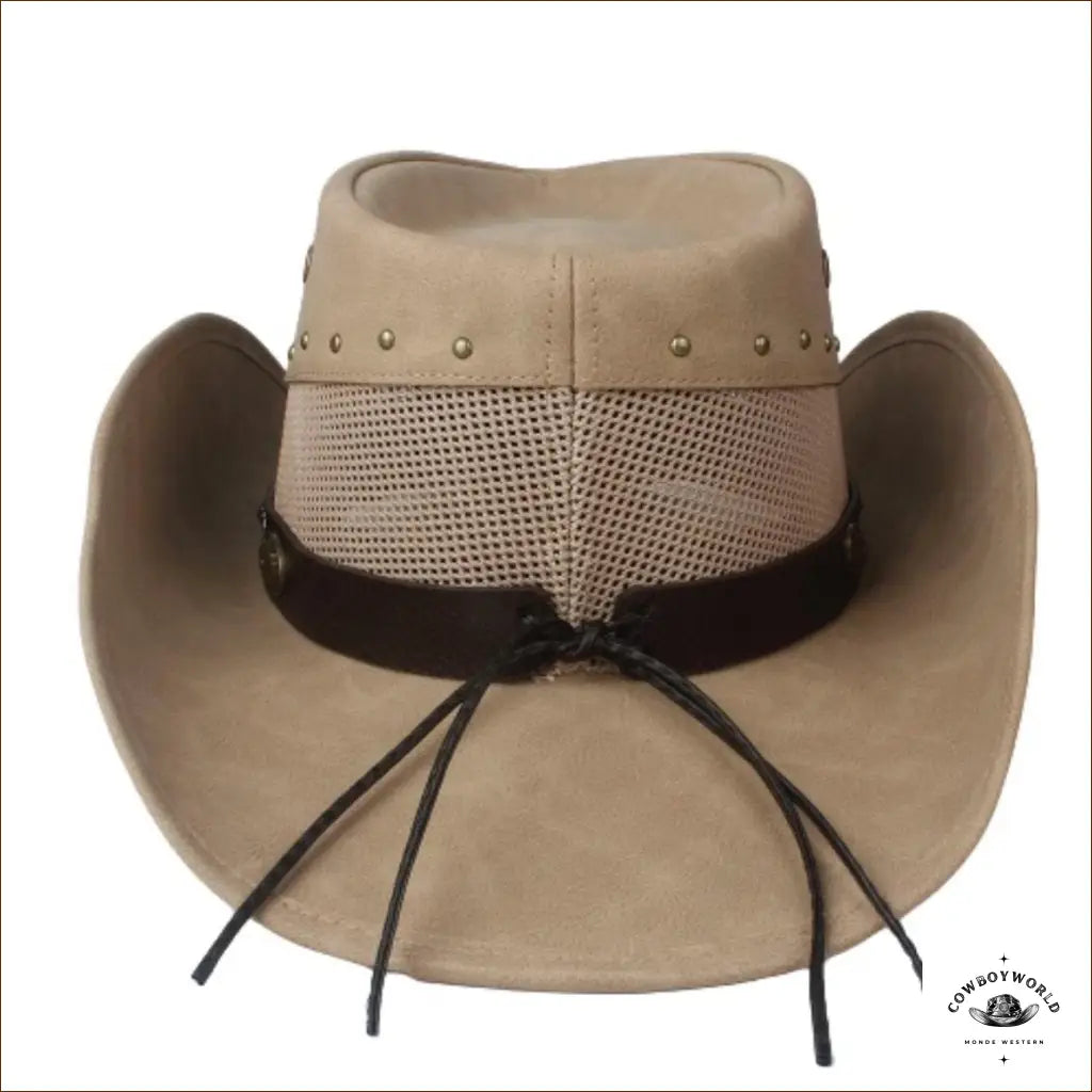 Chapeau Western Cuir Femme