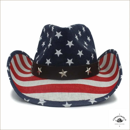 Chapeau Western Drapeau Américain