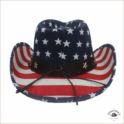 Chapeau Western Drapeau Américain